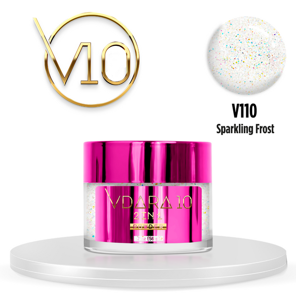 Vdara10 - Dip Powder - Sparkling Frost 2oz 