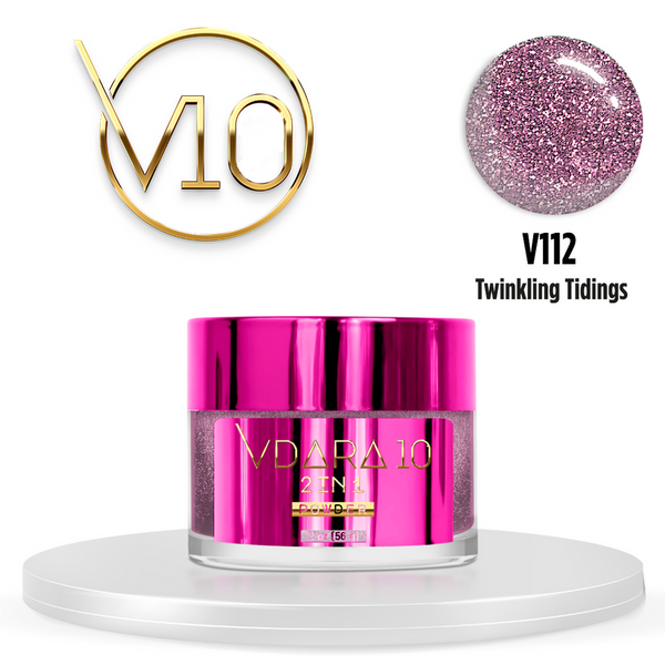 Vdara10 - Dip Powder - Twinkling Tidings 2oz