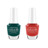 Morgan Taylor - Naturals Combo - Radiant In Red & Relax & Reset