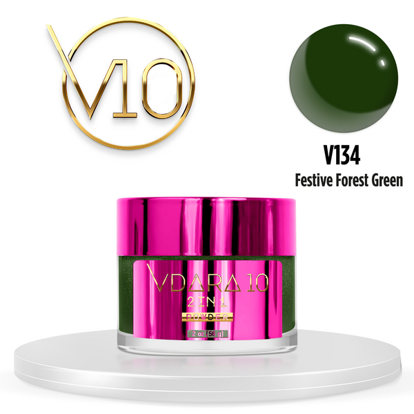 Vdara10 - Dip Powder - Festive Forest Green 2oz 