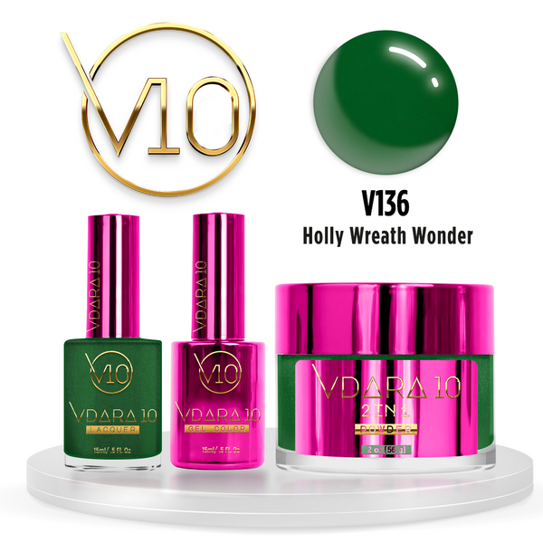 Vdara10 - Duo & Dip Combo - Holly Wreath Wonder