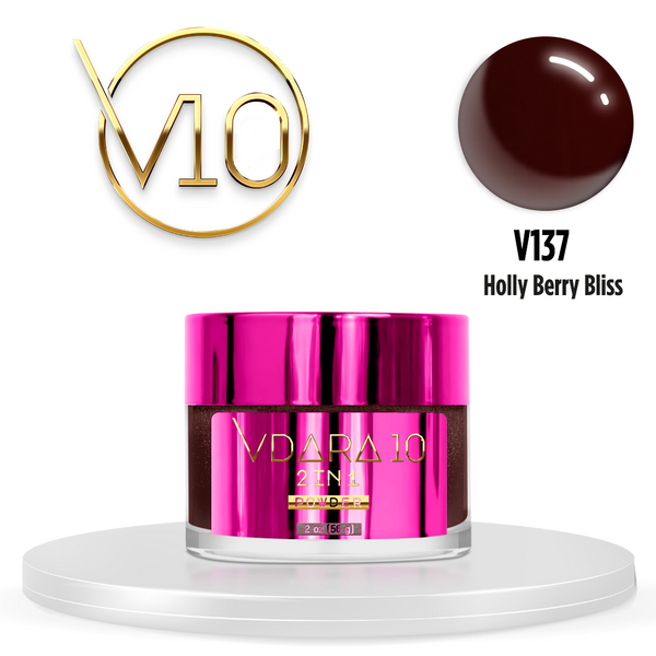 Vdara10 - Dip Powder - Holly Berry Bliss 2oz 