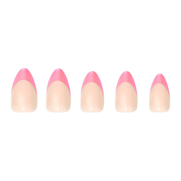 Glamnetic - Press On - Bubble Gum Glaze - Short Almond