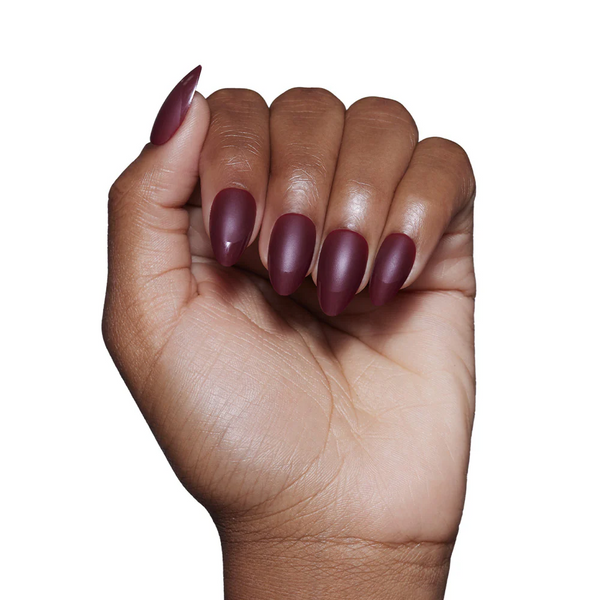 Glamnetic - Press On - Merlot - Short Almond