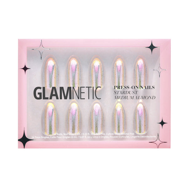 Glamnetic - Press On - Stardust - Medium Pointed Almond