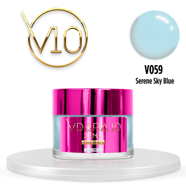 Vdara10 - Dip Powder - Serene Sky Blue 2oz 