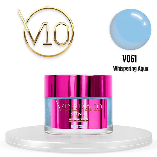 Vdara10 - Dip Powder - Whispering Aqua 2oz 