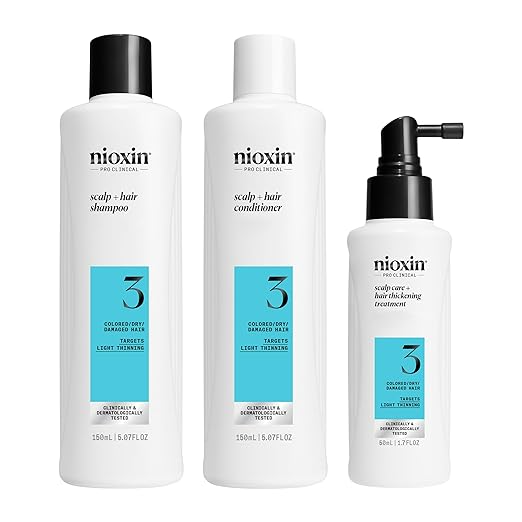 Nioxin Shampoo, Conditioner, Scalp Treatment - System Kit 3