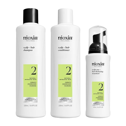 Nioxin Shampoo, Conditioner, Scalp Treatment - System Kit 2