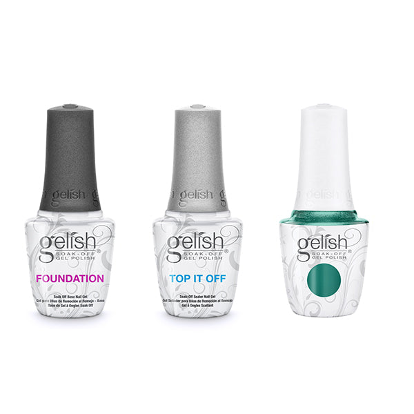 Harmony Gelish Combo - Base, Top & What The Fluff?