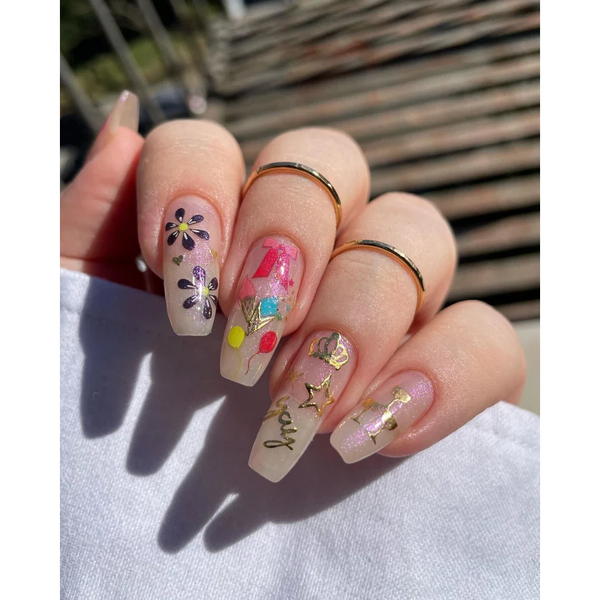 Deco Beauty - Nail Art Stickers - Birthday