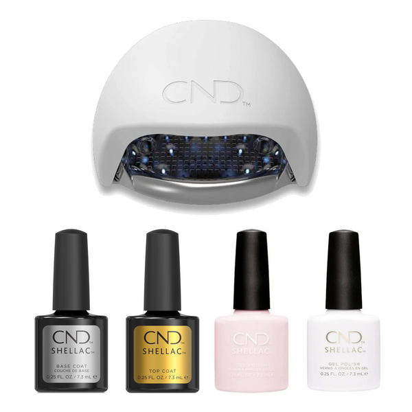 CND - Gel Basic Kit, Romantique & Cream Puff