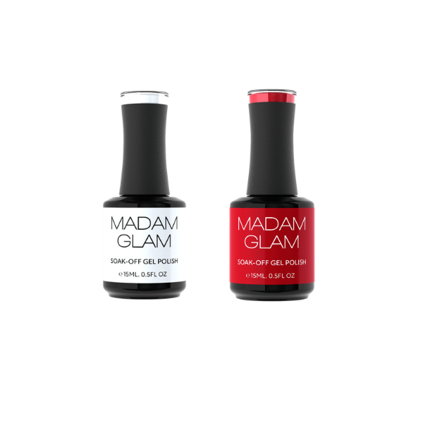 Madam Glam - Gel Polish - Bold White & Legacy