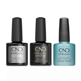 CND - Vinylux Topcoat & Teal-Tricity  0.5 oz - #478