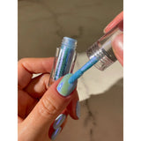 Le Mini Macaron - Stardust Liquid Nail Powder- Celestial Blue
