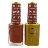 DND - #500#600 Base, Top, Gel & Lacquer Combo - Bright Maroon - #420