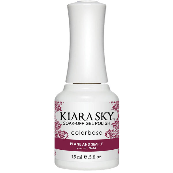 Kiara Sky - Gel Polish - Plane And Simple 0.5 oz - #G624