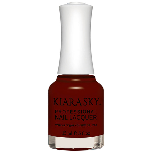 Kiara Sky - Nail Lacquer - Riyalistic Maroon 0.5 oz - #N545