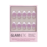 Static Nails - Reusable Pop-On Manicures - Rose Gold Velvet French Almond