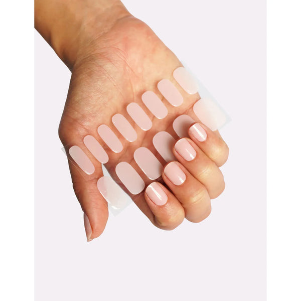 Le Mini Macaron Mini Nail Stickers - Gel Strips- Blush