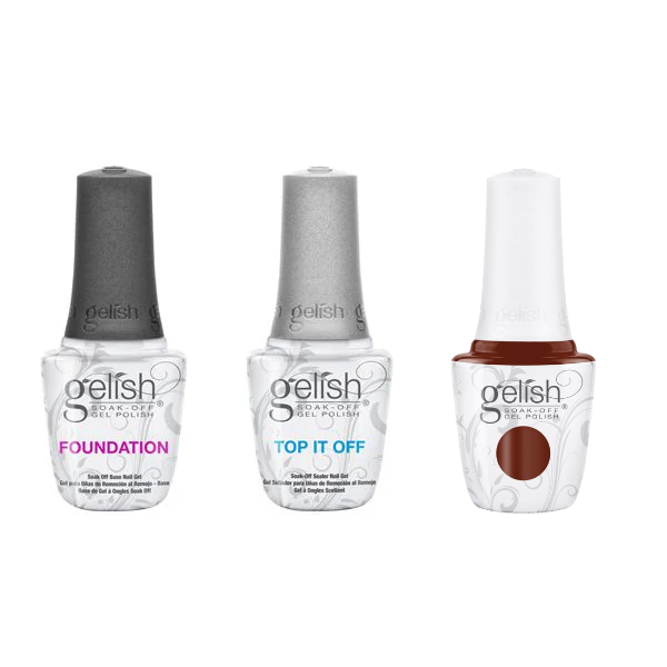 Harmony Gelish Combo - Base, Top & Fifteen Minutes of Frame