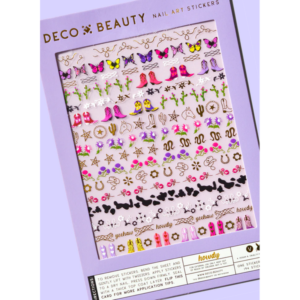 Deco Beauty - Nail Art Stickers - Howdy