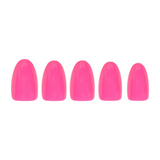 Glamnetic - Press On - Hot Pink - Short Oval