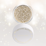 Nail Art Design - Glitter Flakes Yellow