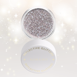 Nail Art Design - Glitter Flakes Yellow