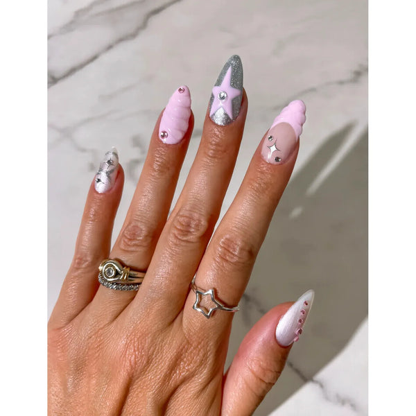 Le Mini Macaron Mini Nail Stickers - Le Glam!