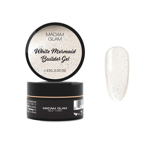 Madam Glam - Builder Gel - White Mermaid