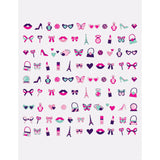 Le Mini Macaron Mini Nail Stickers - Baby Doll