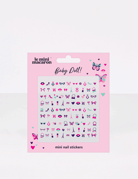 Le Mini Macaron Mini Nail Stickers - Baby Doll
