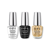 OPI - Infinite Shine Combo - Base, Top & 24/7 Carat