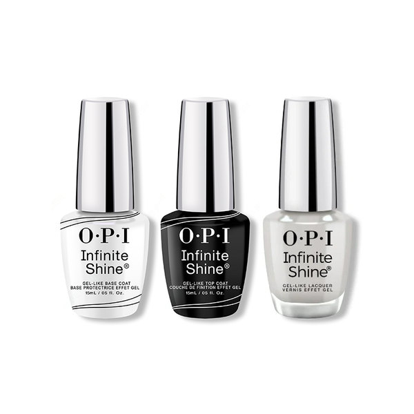 OPI - Infinite Shine Combo - Base, Top & Gray It On Me