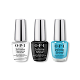 OPI - Infinite Shine Combo - Base, Top & Never Leavin' Blue