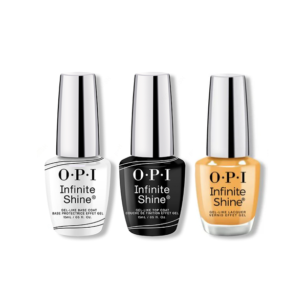 OPI - Infinite Shine Combo - Base, Top & Ready, Sunset, Glow