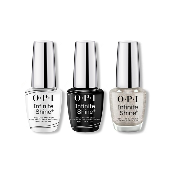 OPI - Infinite Shine Combo - Base, Top & Work From Chrome