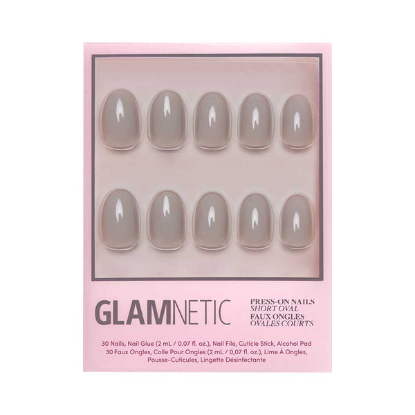 Glamnetic - Press On - Pure Gray