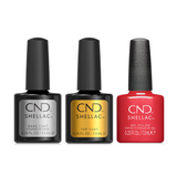 CND - Shellac Combo - Base, Top & Dragon Slay All Day