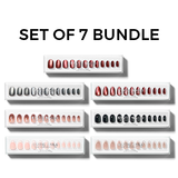 Static Nails - Reusable Pop-On Manicures -  Fall Winter Capsule Set of 7