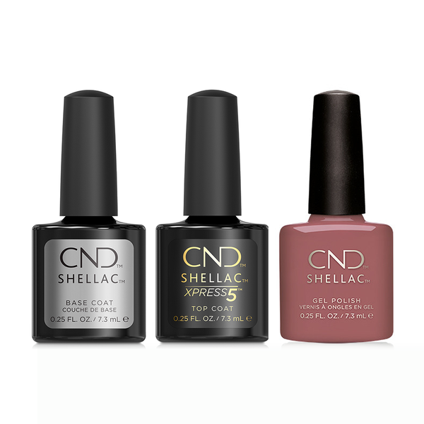 CND - Shellac Combo - Base, Top & Married To Mauve