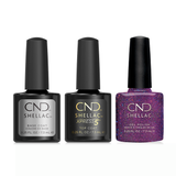 CND - Shellac Xpress5 Combo - Base, Top & Nordic Lights (0.25 oz)