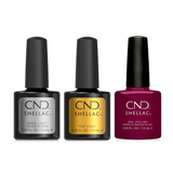 CND - Shellac Combo - Base, Top & Berry Boudier