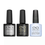 CND - Shellac Xpress5 Combo - Base, Top & Plantbound  (0.25 oz)