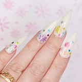 Daily Charme - Snowflake Nail Art Sticker - Colorful