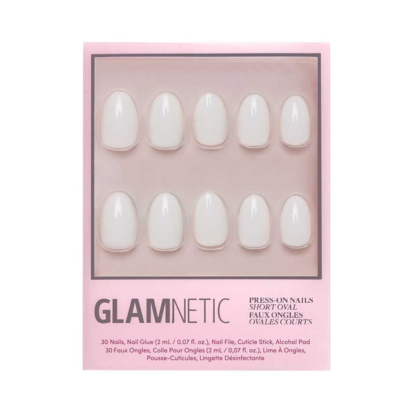 Glamnetic - Press On - White Swan