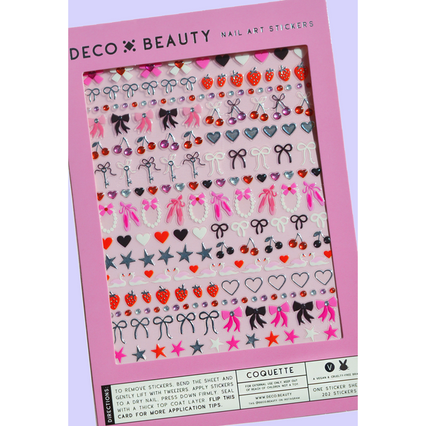 Deco Beauty - Nail Art Stickers - Coquette