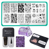 Maniology - Stamping Nail Polish - Morning Dew: Grass Leaf #P163 - Green Reflective Glitter Jelly Nail Polish