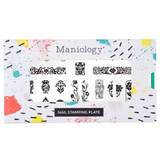 Maniology - Stamping Plate - Fleur Nouveau #M470